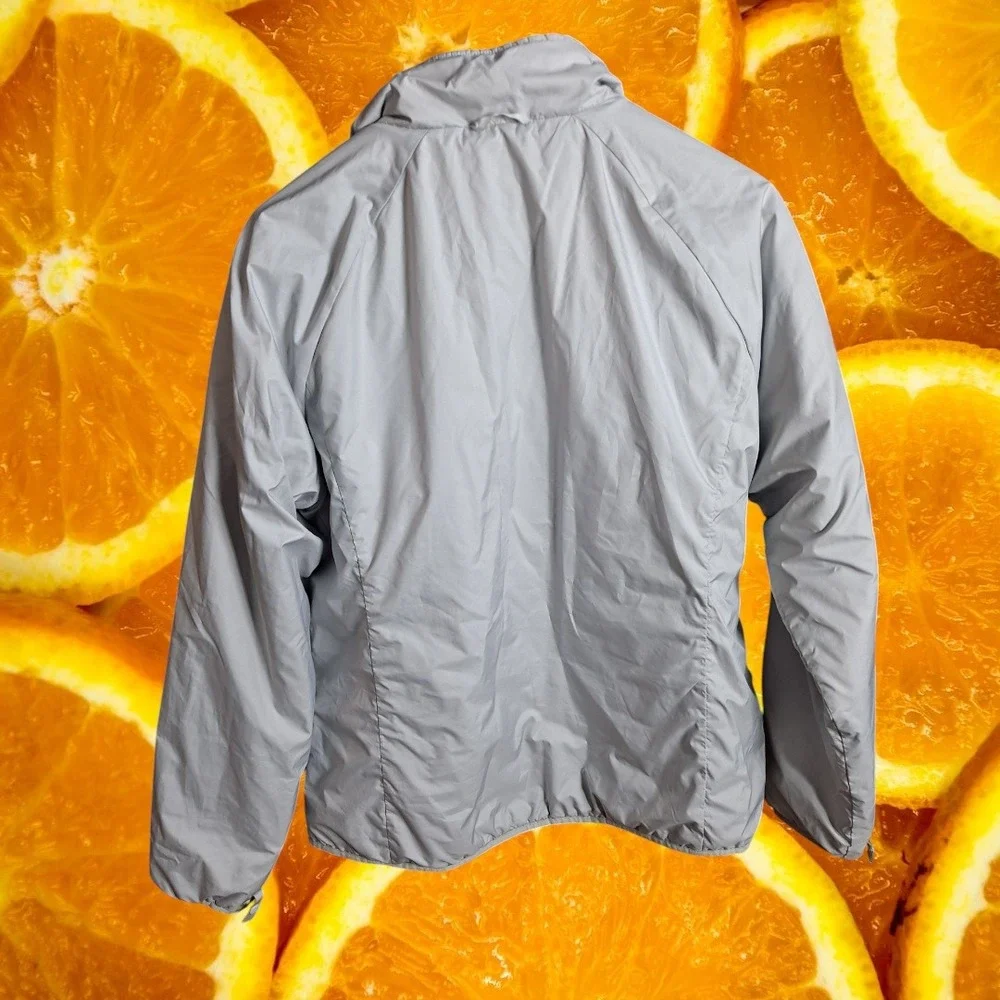The North‎ Face Windbreaker Jacket Lightweight Full Zip Gray XL
